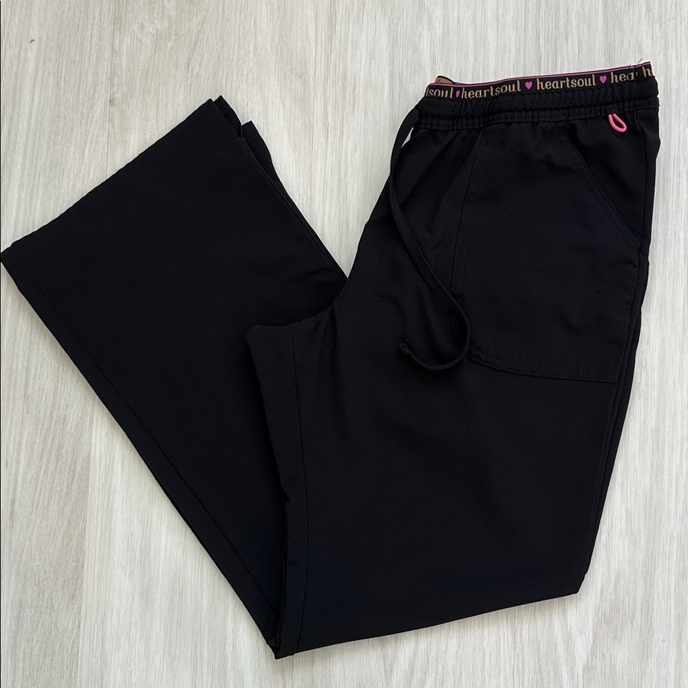 Heart Soul black scrub pants